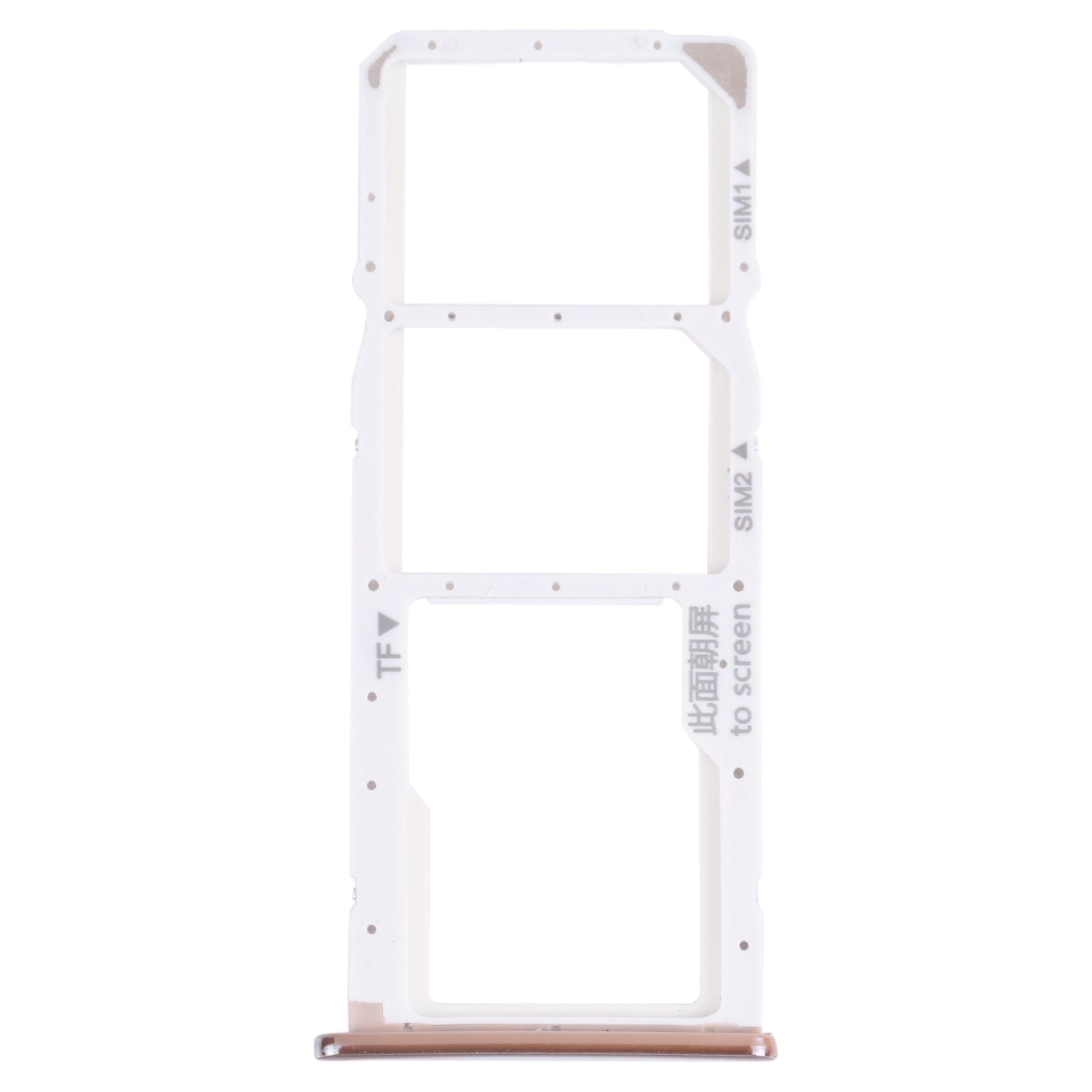 SIM Card Tray + SIM Card Tray + Micro SD Card Tray for Huawei Y7 Pro 2018 (Silver)