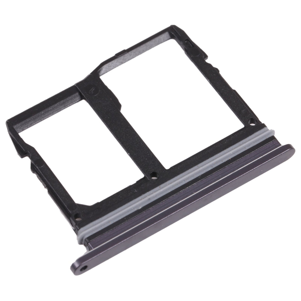 Nano SIM Card Tray + Nano SIM Card Tray / Micro SD Card Tray for LG Wing 5G LMF100N, LM-F100N, LM-F100V, LM-F100 (Black)