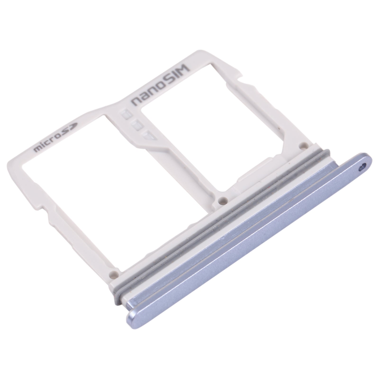 Nano SIM Card Tray + Nano SIM Card Tray / Micro SD Card Tray for LG Wing 5G LMF100N, LM-F100N, LM-F100V, LM-F100 (Blue)