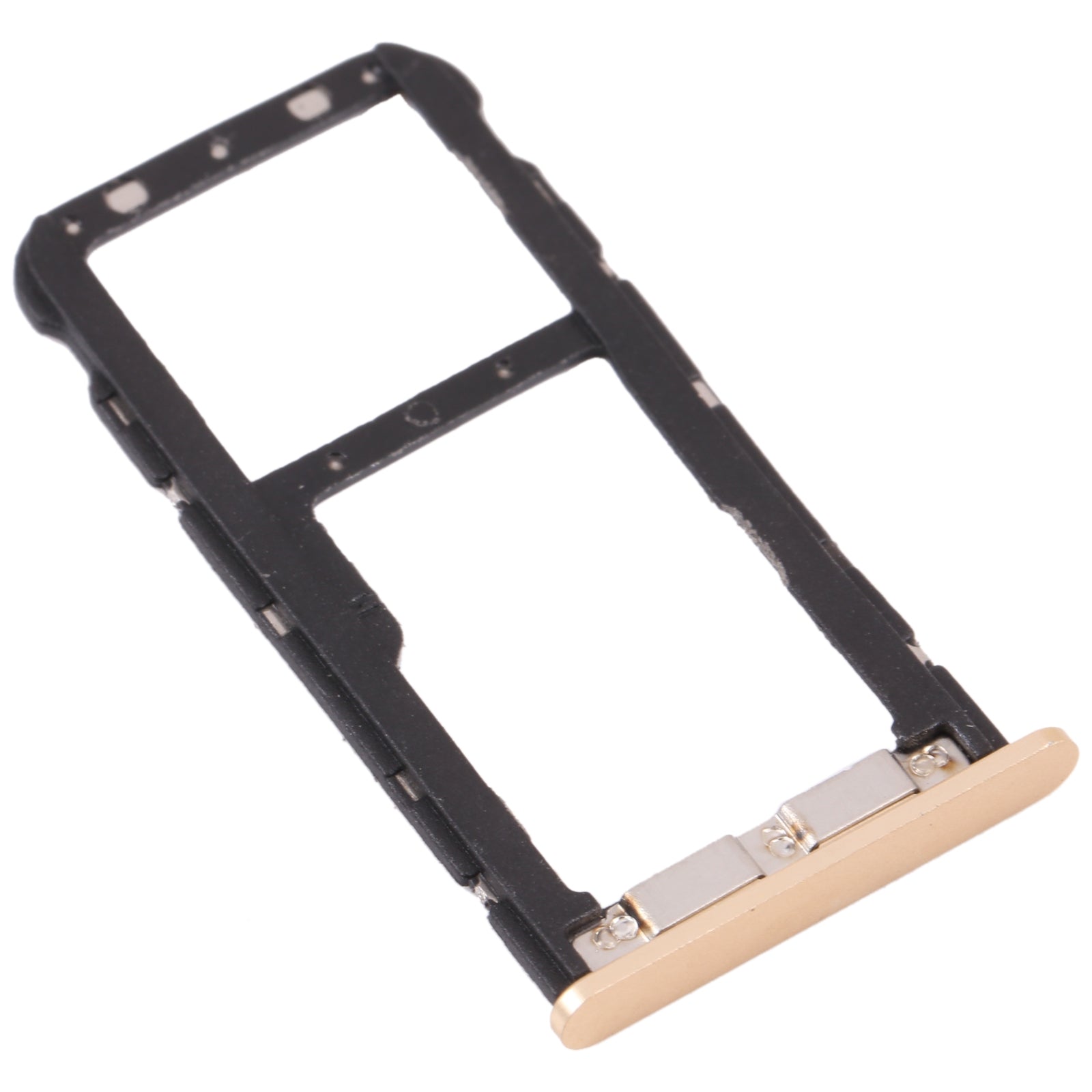 SIM Card Tray + Micro SD Card Tray for ZTE Blade V9 (Gold)