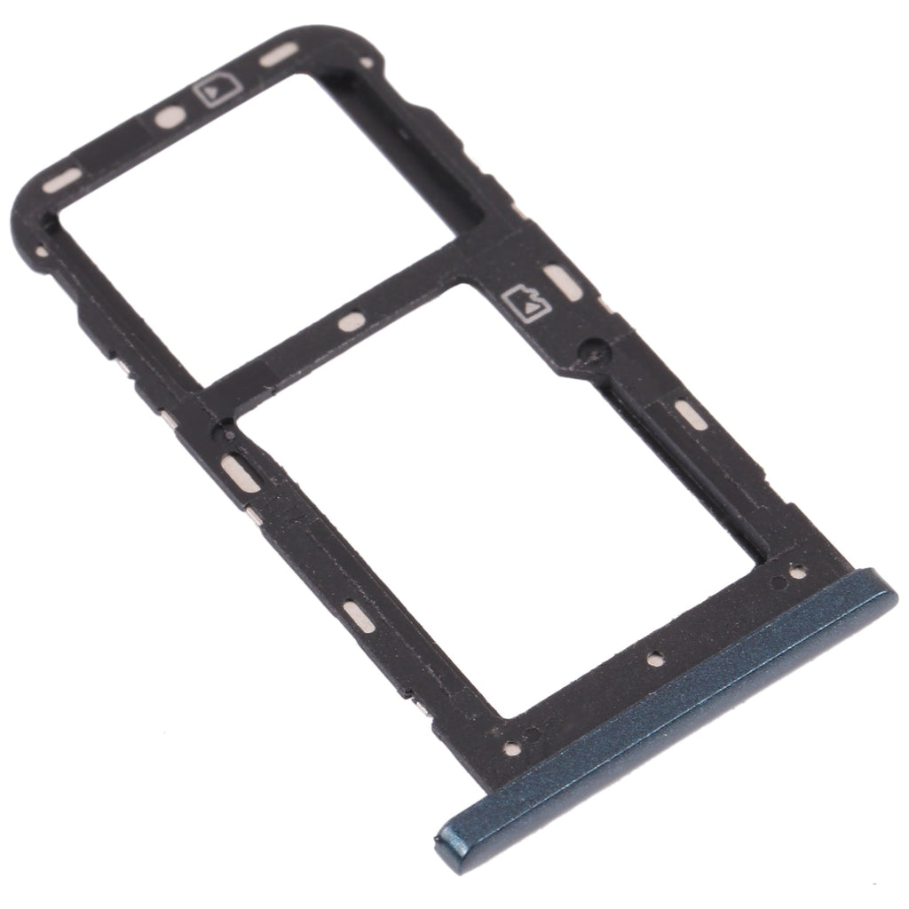 SIM Card Tray + SIM Card Tray / Micro SD Card Tray for ZTE Blade V10 Vita (Green)
