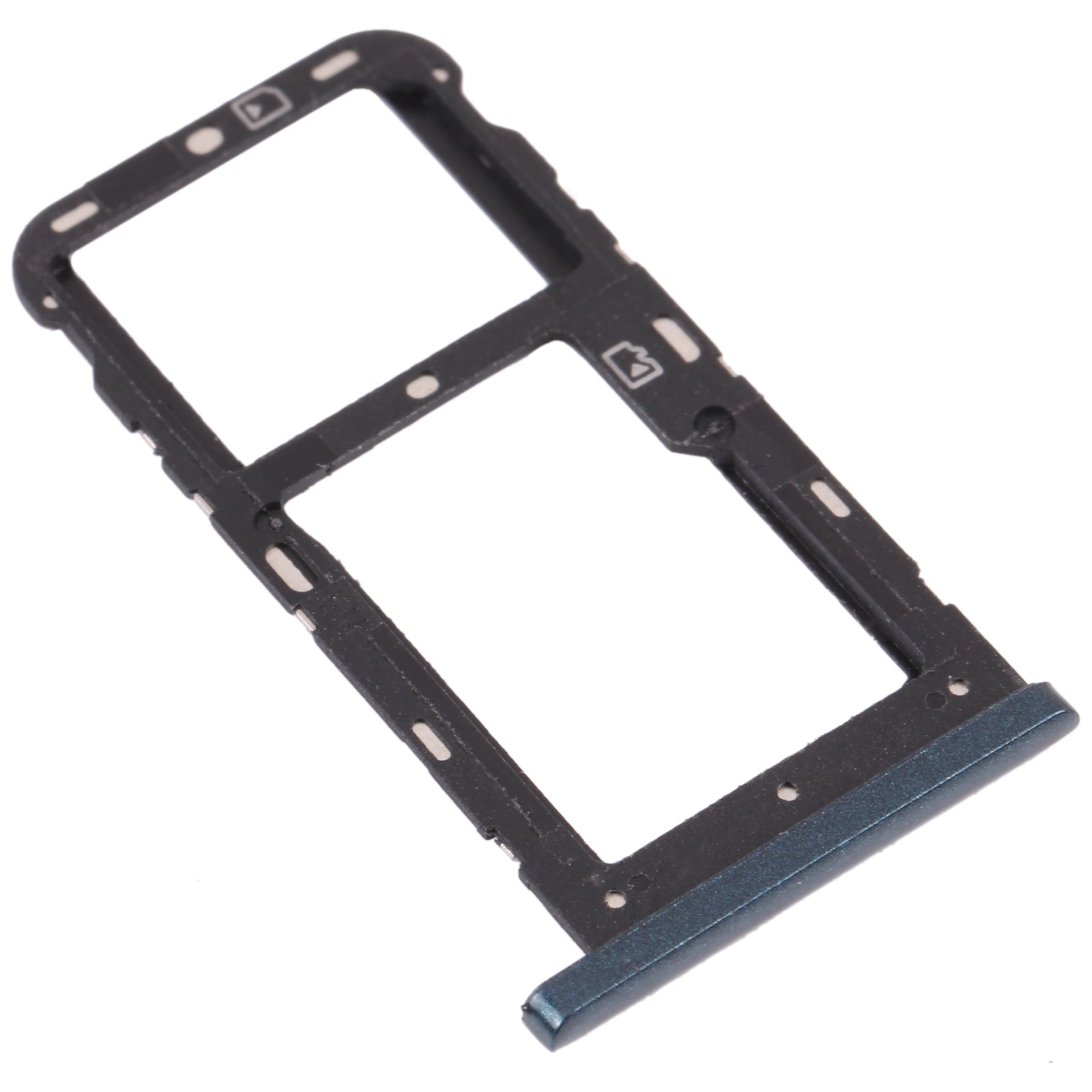 SIM Card Tray + SIM Card Tray / Micro SD Card Tray for ZTE Blade V10 Vita (Green)