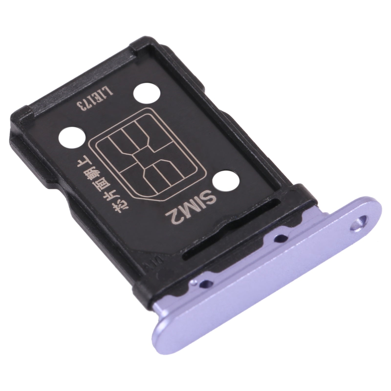 For OPPO Reno6 4G CPH2235 / Reno6 Z  SIM Card Tray + SIM Card Tray(Purple)