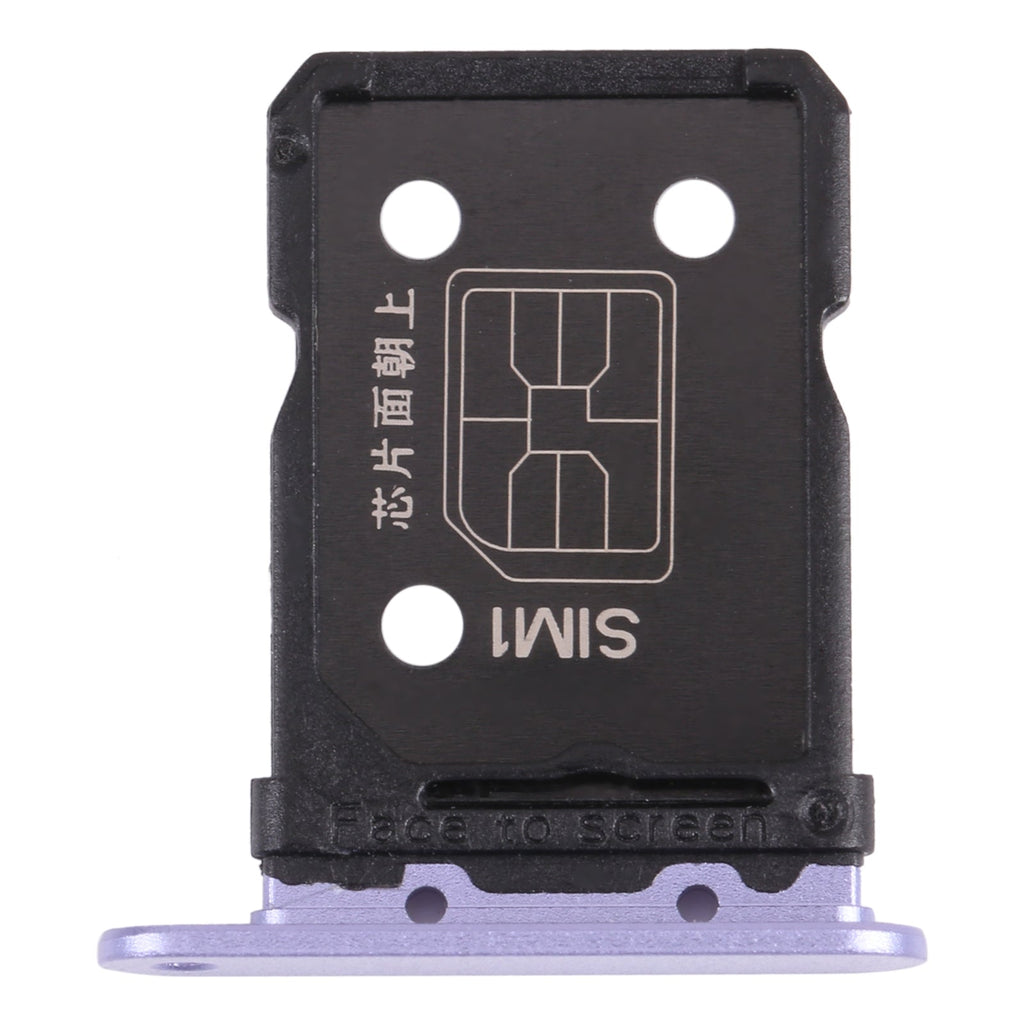 For OPPO Reno6 4G CPH2235 / Reno6 Z  SIM Card Tray + SIM Card Tray(Purple)