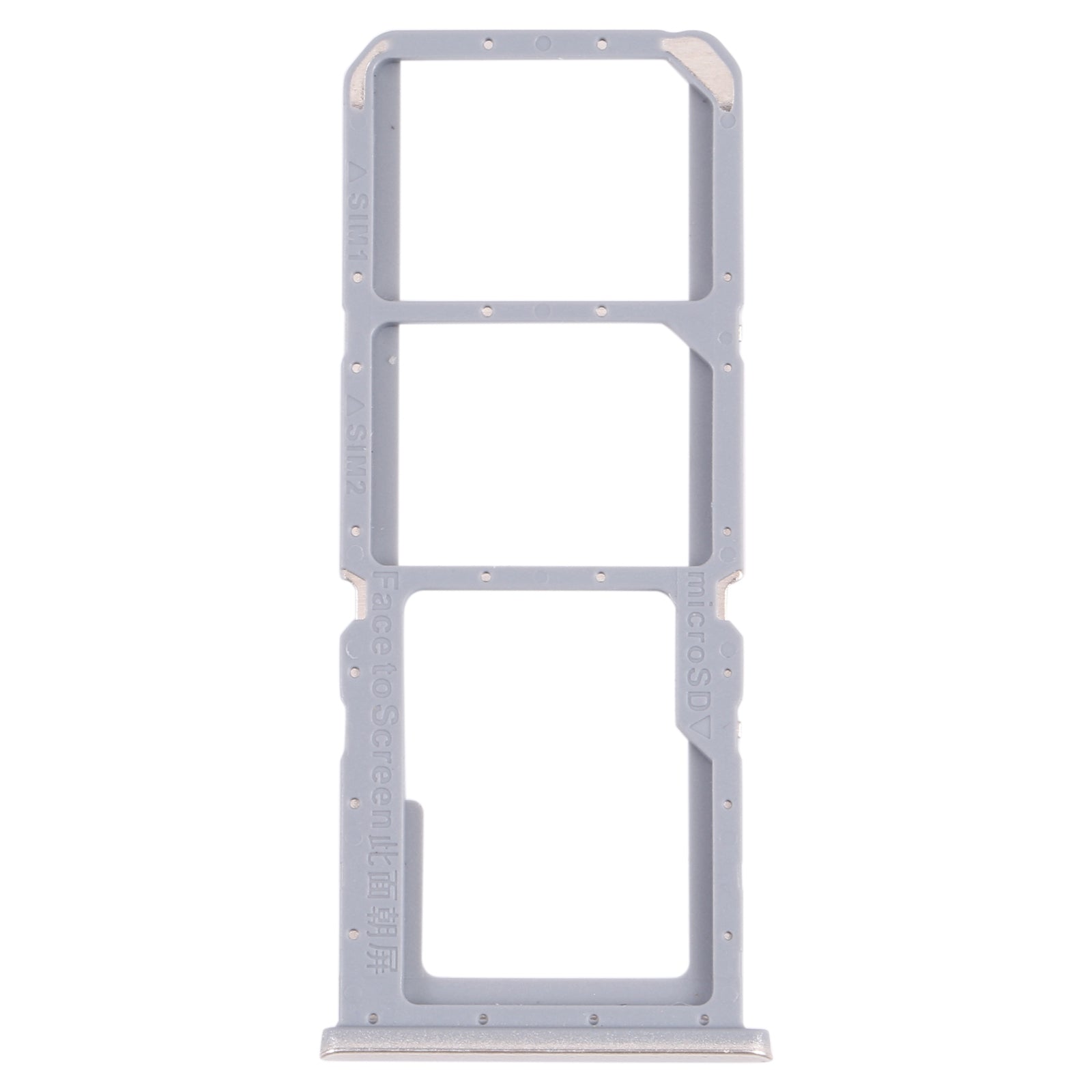 For OPPO A16 / A16S CPH2269 CPH2271  SIM Card Tray + SIM Card Tray + Micro SD Card Tray (Gold)