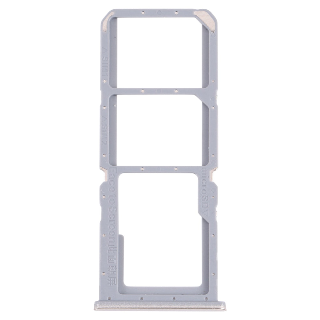 For OPPO A54S CPH2273  SIM Card Tray + SIM Card Tray + Micro SD Card Tray (Gold)