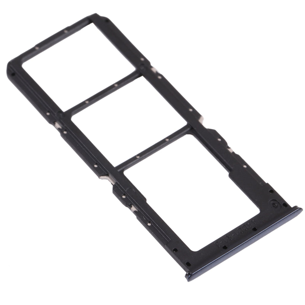 For OPPO A74 5G CPH2197 CPH2263  SIM Card Tray + SIM Card Tray + Micro SD Card Tray (Black)