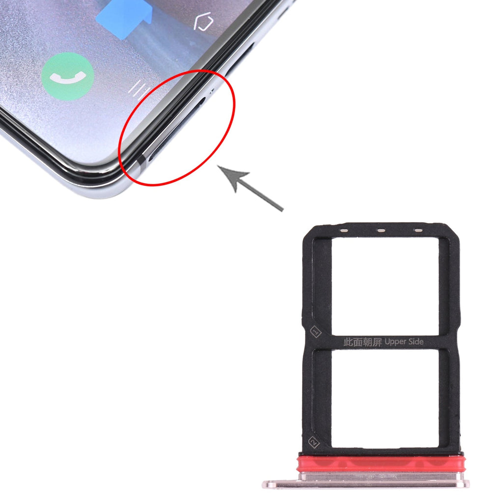 For vivo iQOO 5 5G SIM Card Tray + SIM Card Tray (Gold)