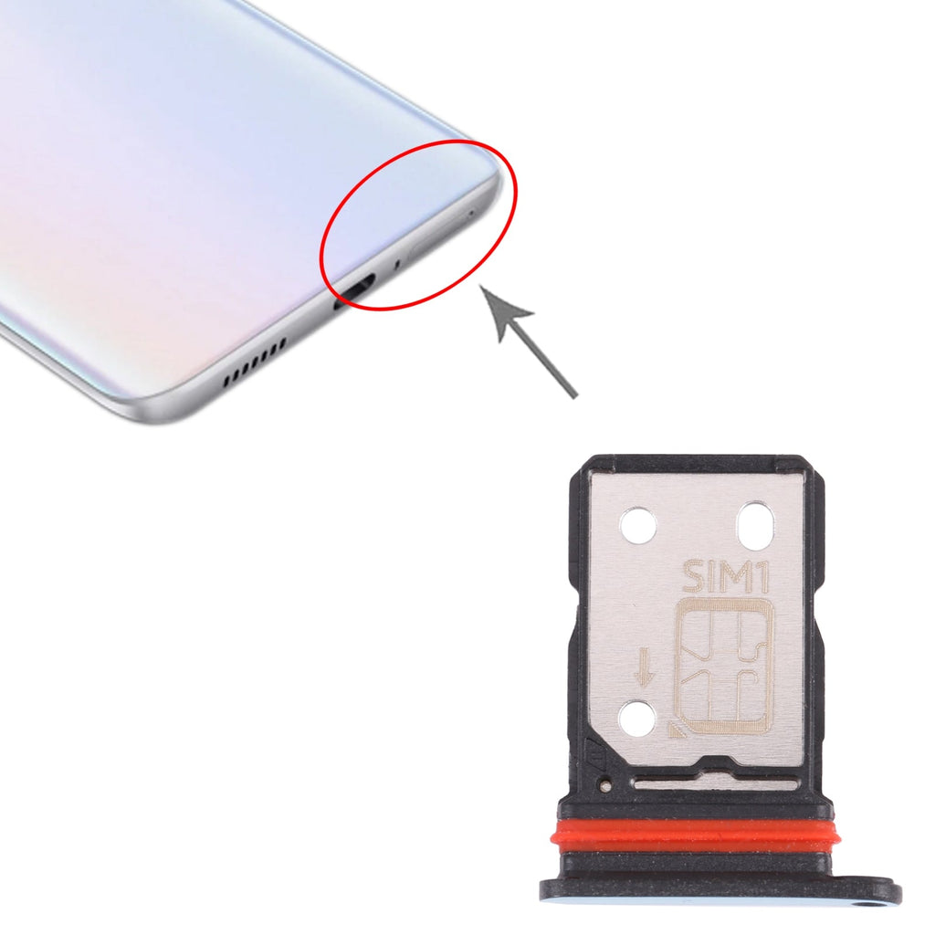 For vivo iQOO Z5 SIM Card Tray + SIM Card Tray (Green)