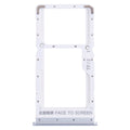 SIM Card Tray + SIM Card Tray / Micro SD Card Tray for Xiaomi Redmi Note 11 (China) 21091116AC / Redmi Note 11T 5G / Poco M4 Pro 5G 21091116AG, MZB0BGVIN(Silver)