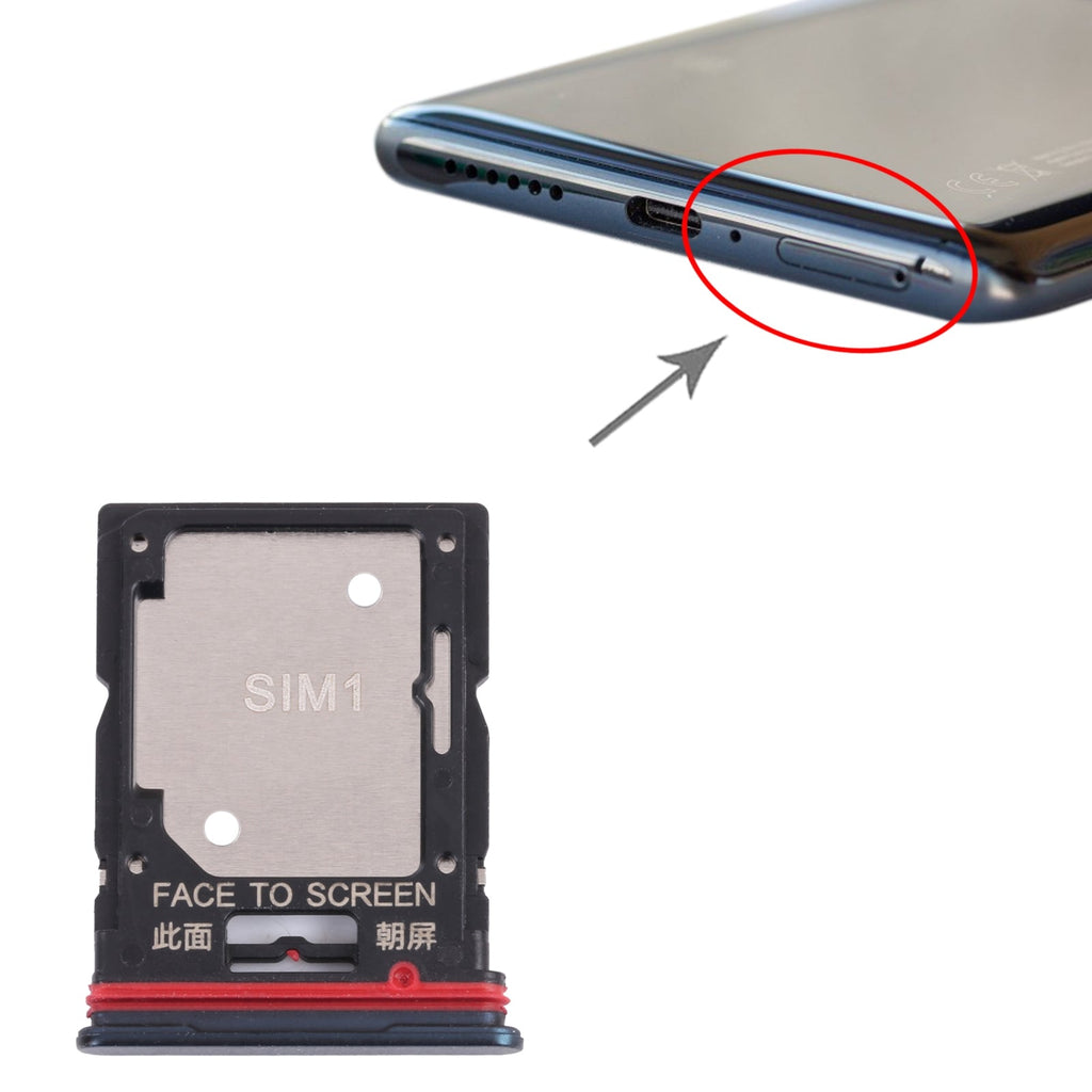 SIM Card Tray + SIM Card Tray / Micro SD Card Tray for Xiaomi Redmi Note 11 Pro (China) 21091116C / Redmi Note 11 Pro+ 5G / 11i / 11i HyperCharge 5G 21091116UI(Green)