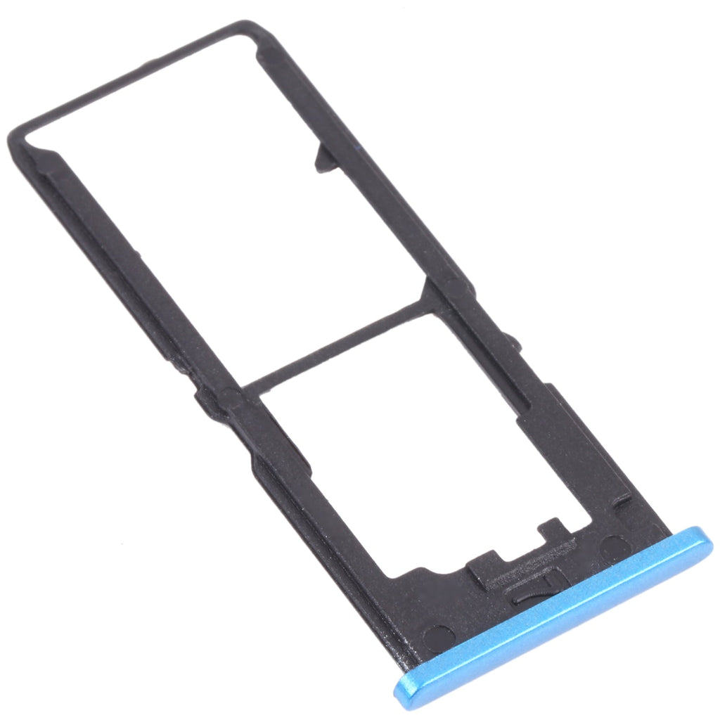 For vivo Y12S 2021 / Y12a V2069 SIM Card Tray + SIM Card Tray + Micro SD Card Tray (Blue)