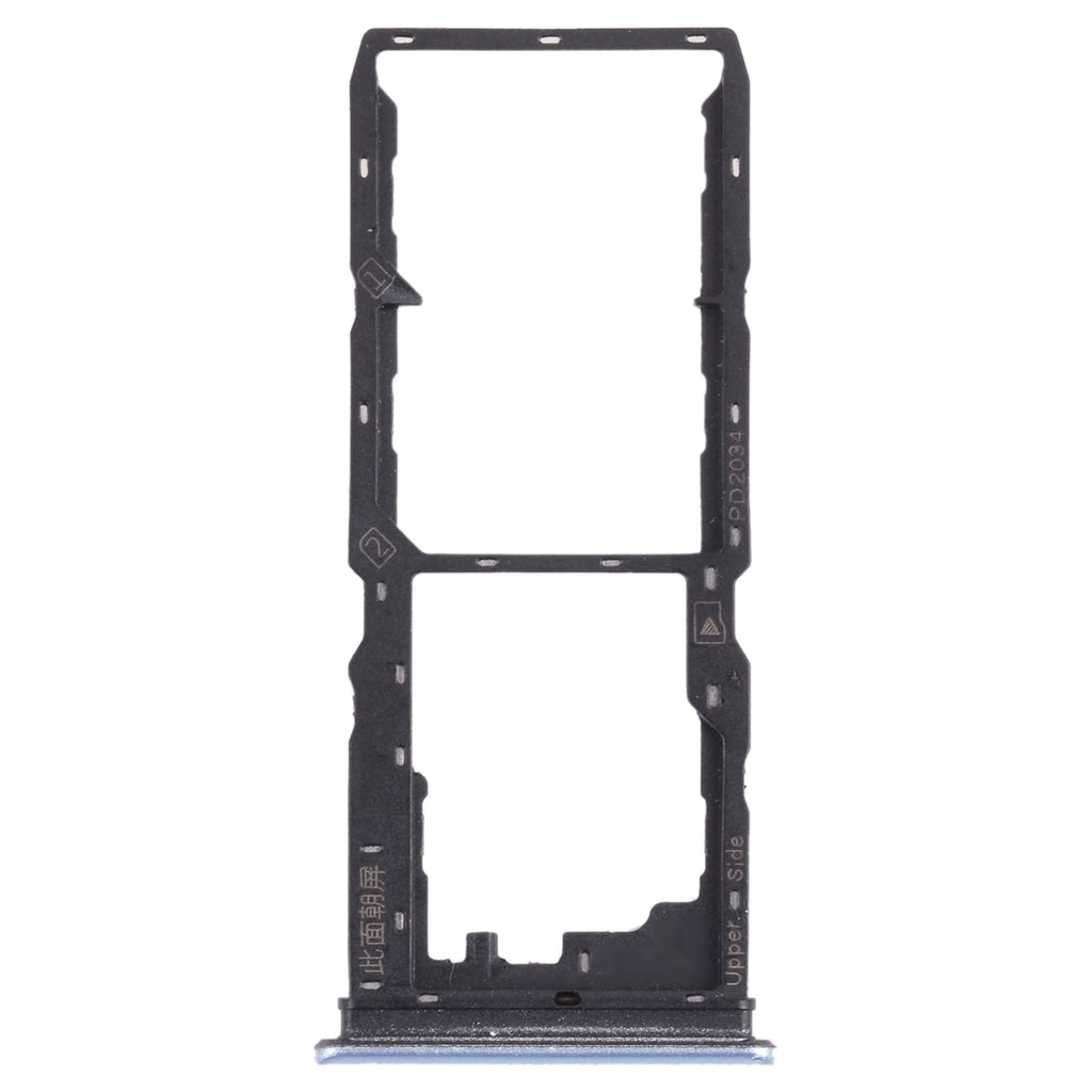 For vivo Y20a / Y20 2021 SIM Card Tray + SIM Card Tray + Micro SD Card Tray (White)