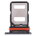 For vivo V21 / V21 5G V2066 V2108 V2050 SIM Card Tray + SIM Card Tray / Micro SD Card Tray (Black)