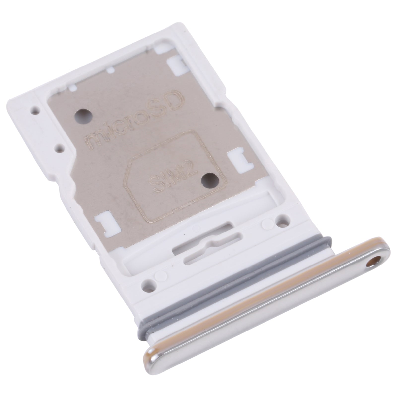 For Samsung Galaxy A53 5G SM-A536B Original SIM Card Tray + SIM Card Tray / Micro SD card tray (White)