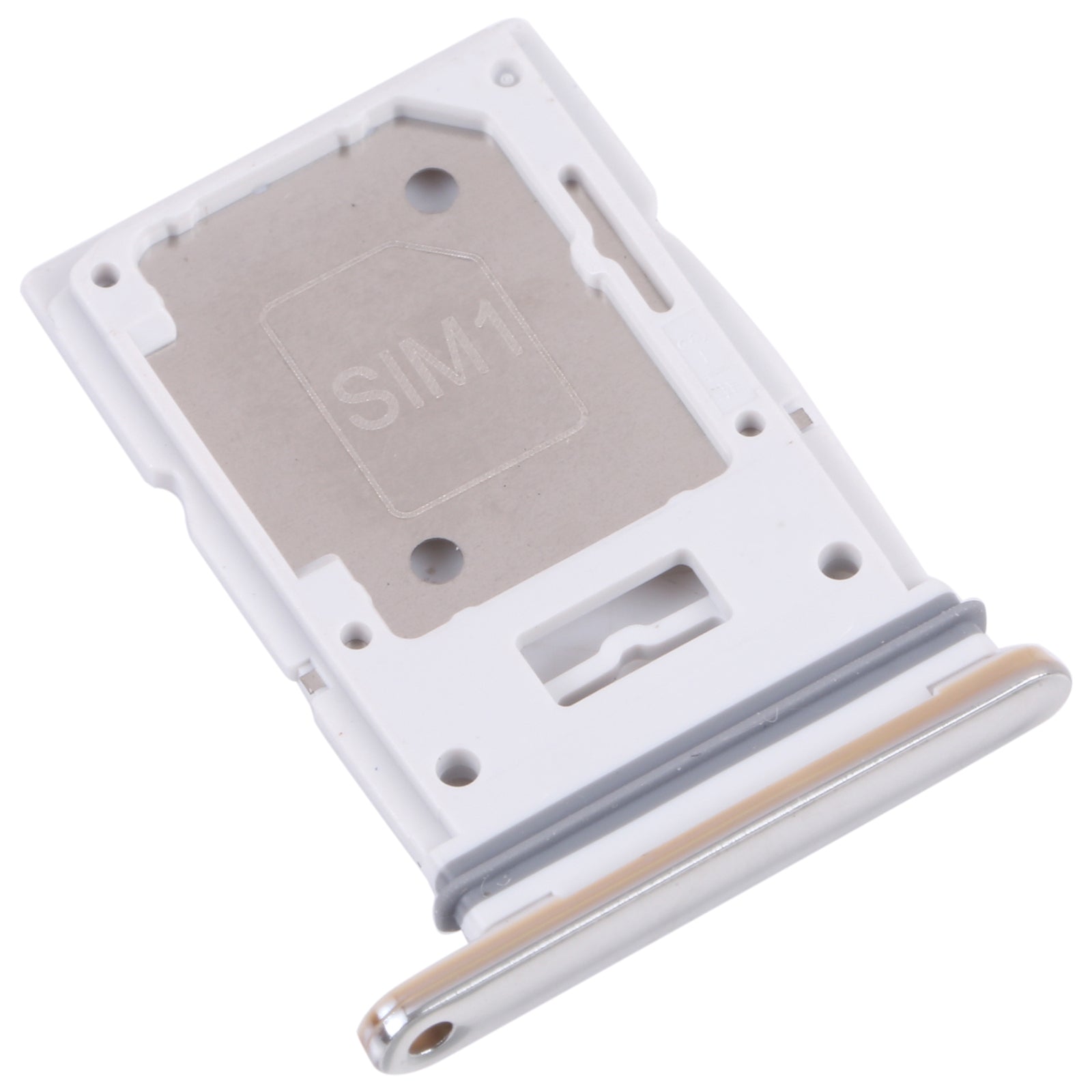 For Samsung Galaxy A53 5G SM-A536B Original SIM Card Tray + SIM Card Tray / Micro SD card tray (White)