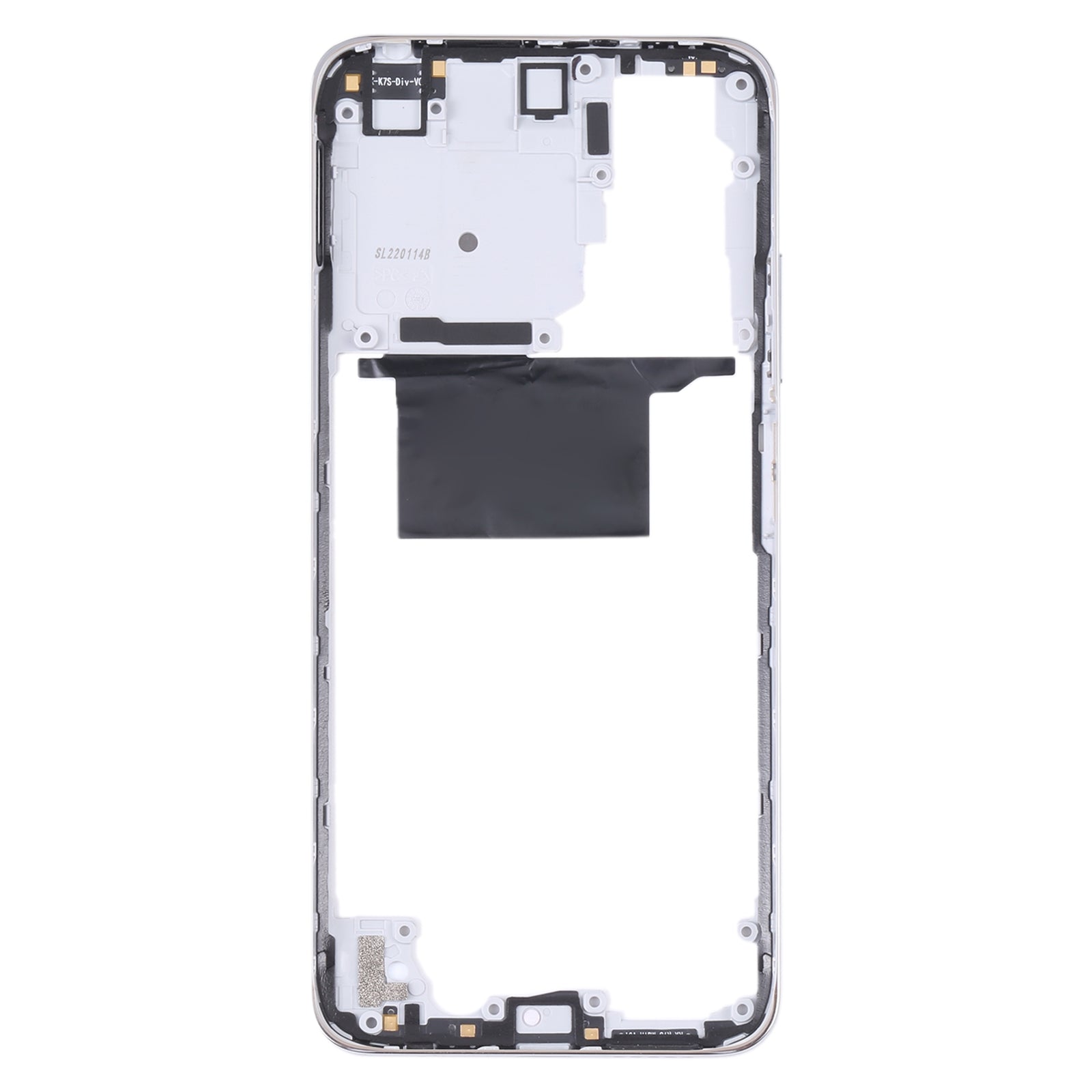 Middle Frame Bezel Plate for Xiaomi Redmi Note 11/Redmi Note 11S(White)