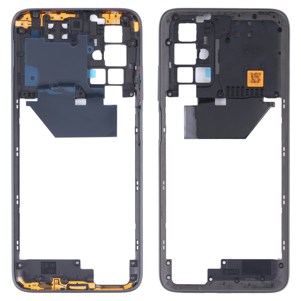 Middle Frame Bezel Plate for Xiaomi Redmi 10/Redmi 10 Prime/Redmi Note 11 4G/Redmi 10 2022(Grey)