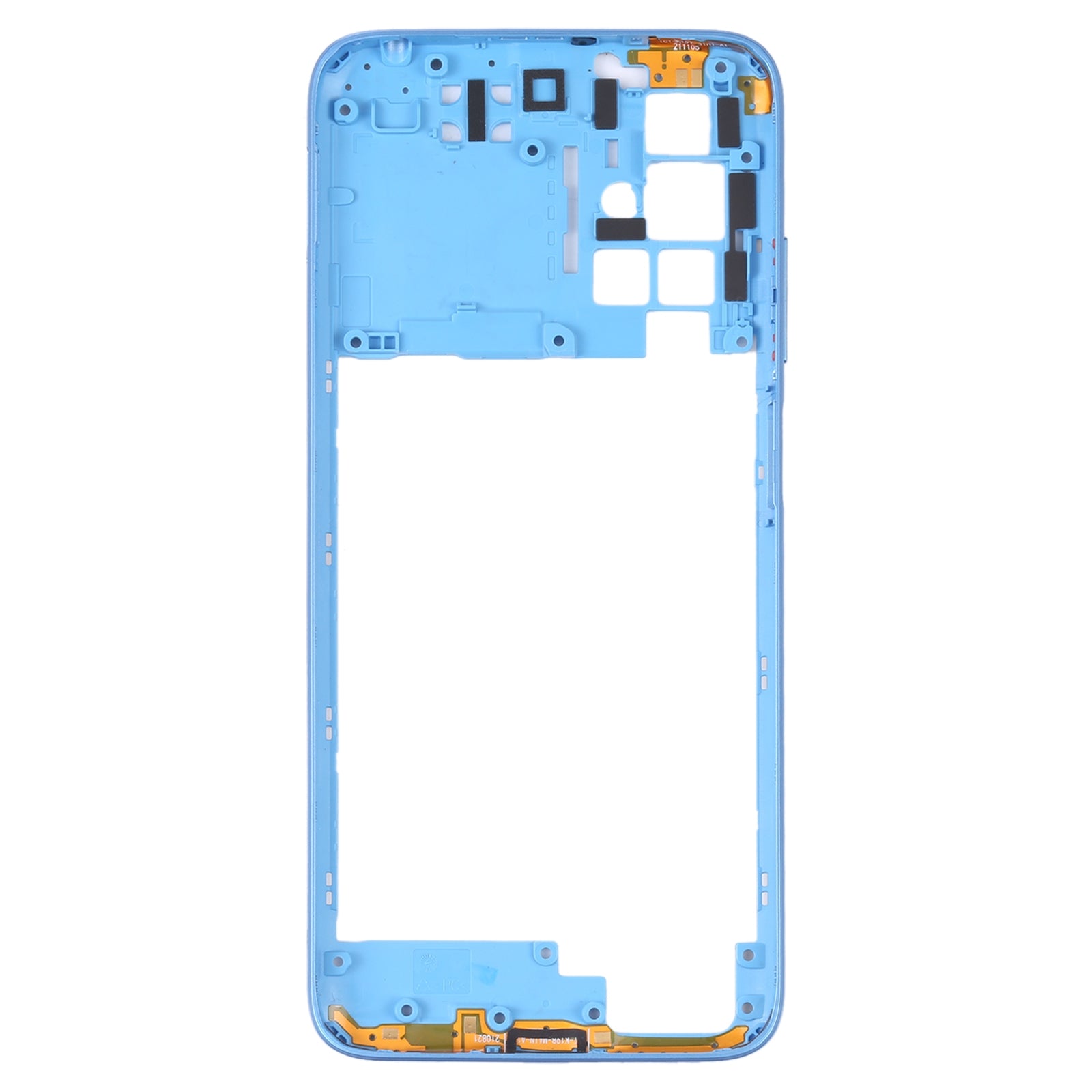 Middle Frame Bezel Plate for Xiaomi Redmi 10/Redmi 10 Prime/Redmi Note 11 4G/Redmi 10 2022(Blue)