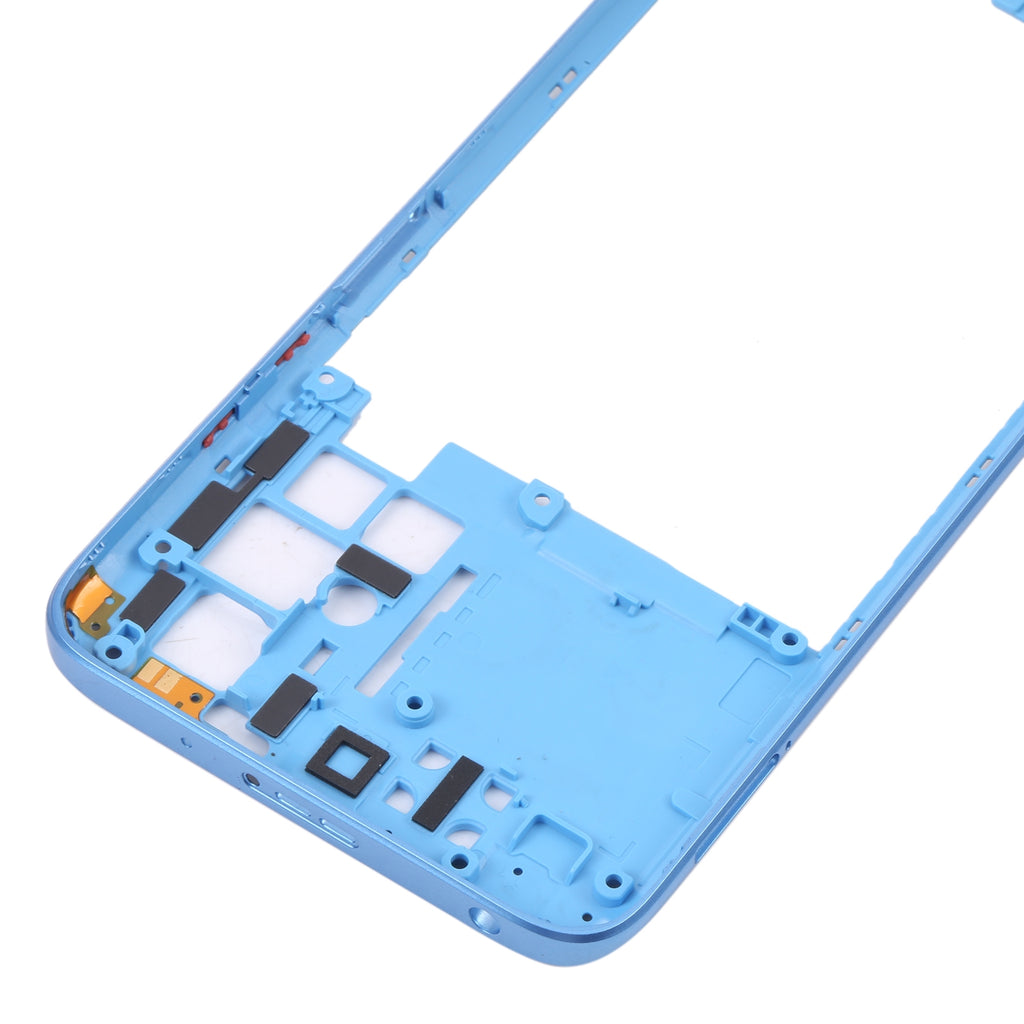 Middle Frame Bezel Plate for Xiaomi Redmi 10/Redmi 10 Prime/Redmi Note 11 4G/Redmi 10 2022(Blue)