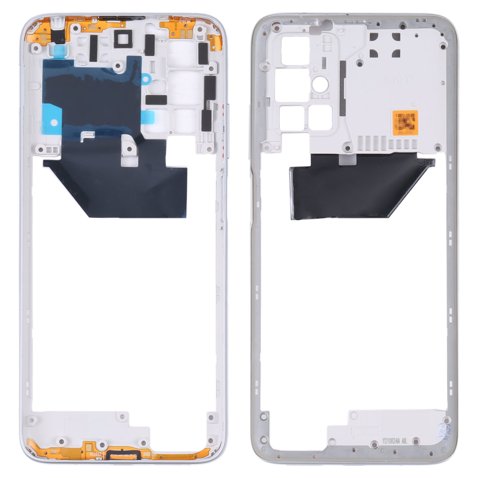 Middle Frame Bezel Plate for Xiaomi Redmi 10/Redmi 10 Prime/Redmi Note 11 4G/Redmi 10 2022(White)