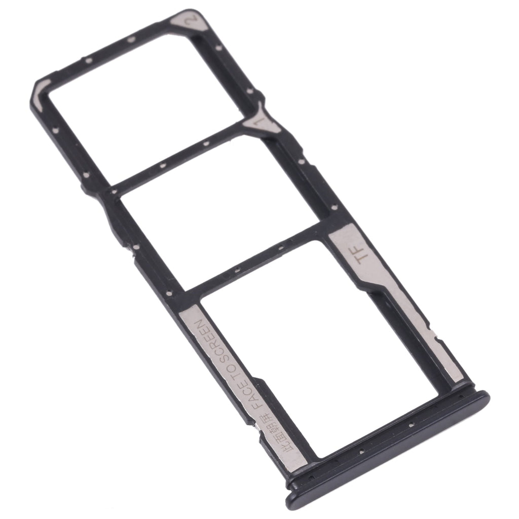 SIM Card Tray + SIM Card Tray + Micro SD card tray for Xiaomi Redmi Note 11 4G / Redmi Note 11S 4G(Black)