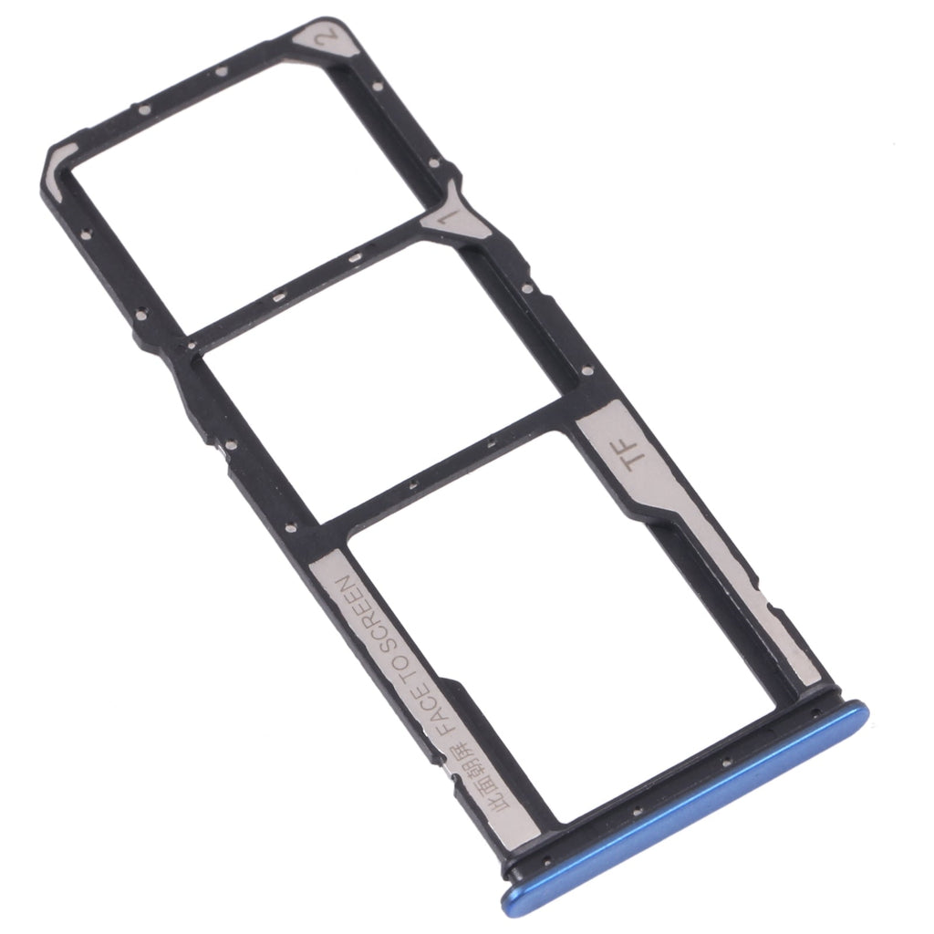 SIM Card Tray + SIM Card Tray + Micro SD card tray for Xiaomi Redmi Note 11 4G / Redmi Note 11S 4G(Dark Blue)