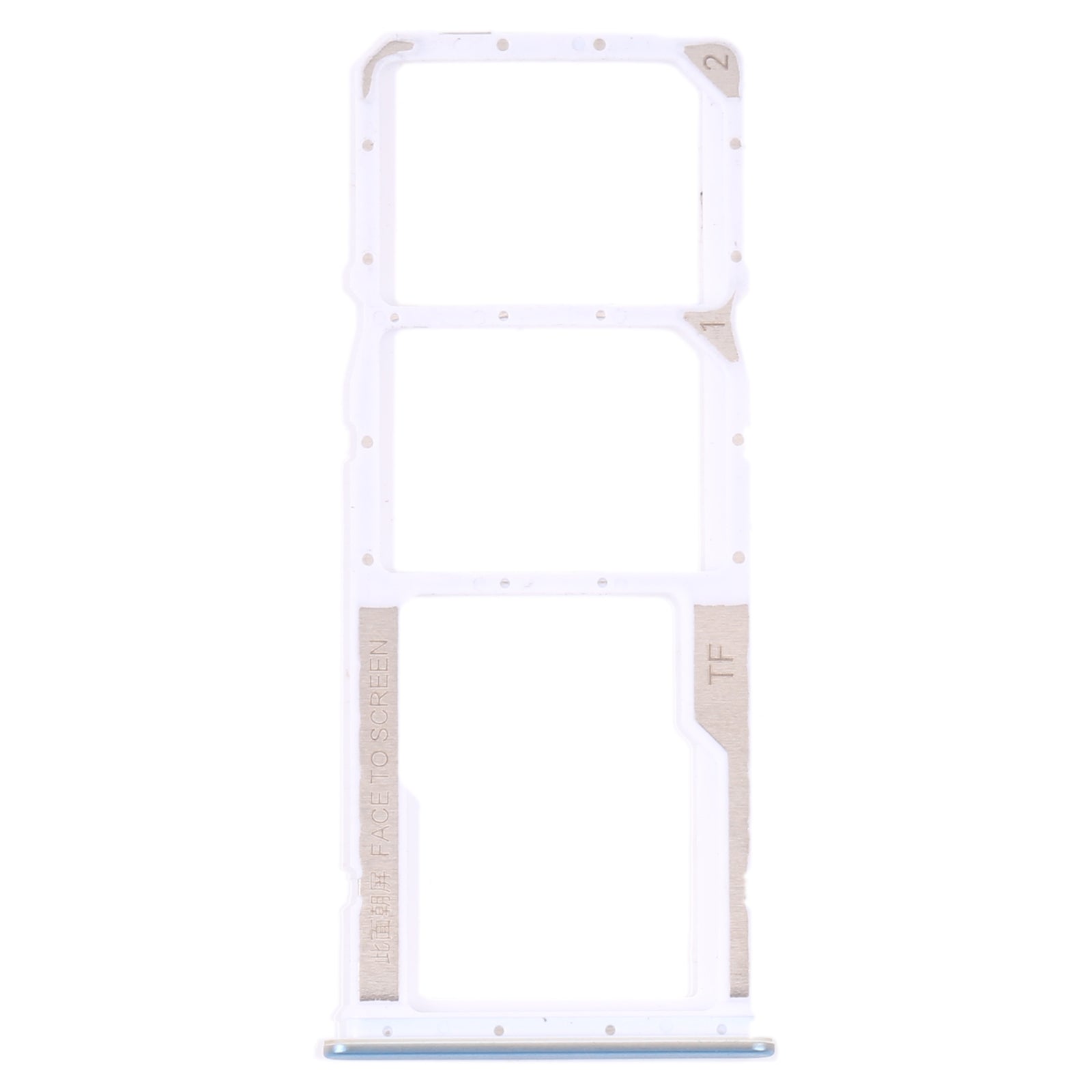 SIM Card Tray + SIM Card Tray + Micro SD card tray for Xiaomi Redmi Note 11 4G / Redmi Note 11S 4G(Baby Blue)