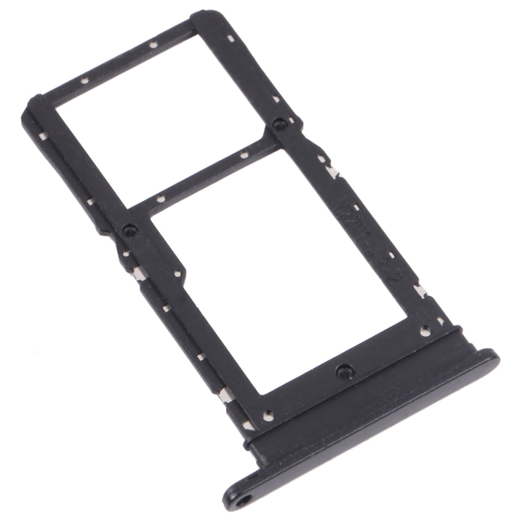 SIM Card Tray + SIM Card Tray / Micro SD Card Tray for Honor Play 30 Plus(Black)