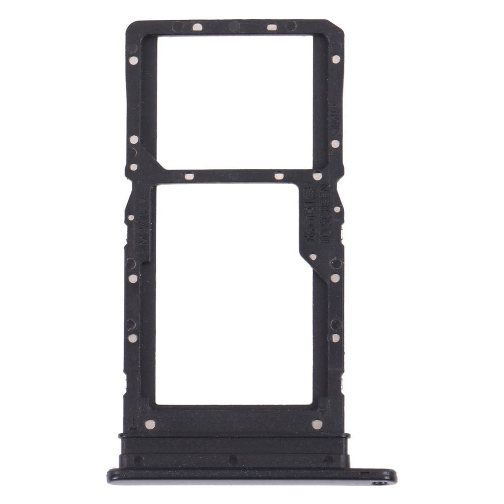 SIM Card Tray + SIM Card Tray / Micro SD Card Tray for Honor Play 30 Plus(Black)