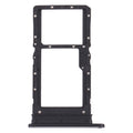 SIM Card Tray + SIM Card Tray / Micro SD Card Tray for Honor Play 30 Plus(Black)