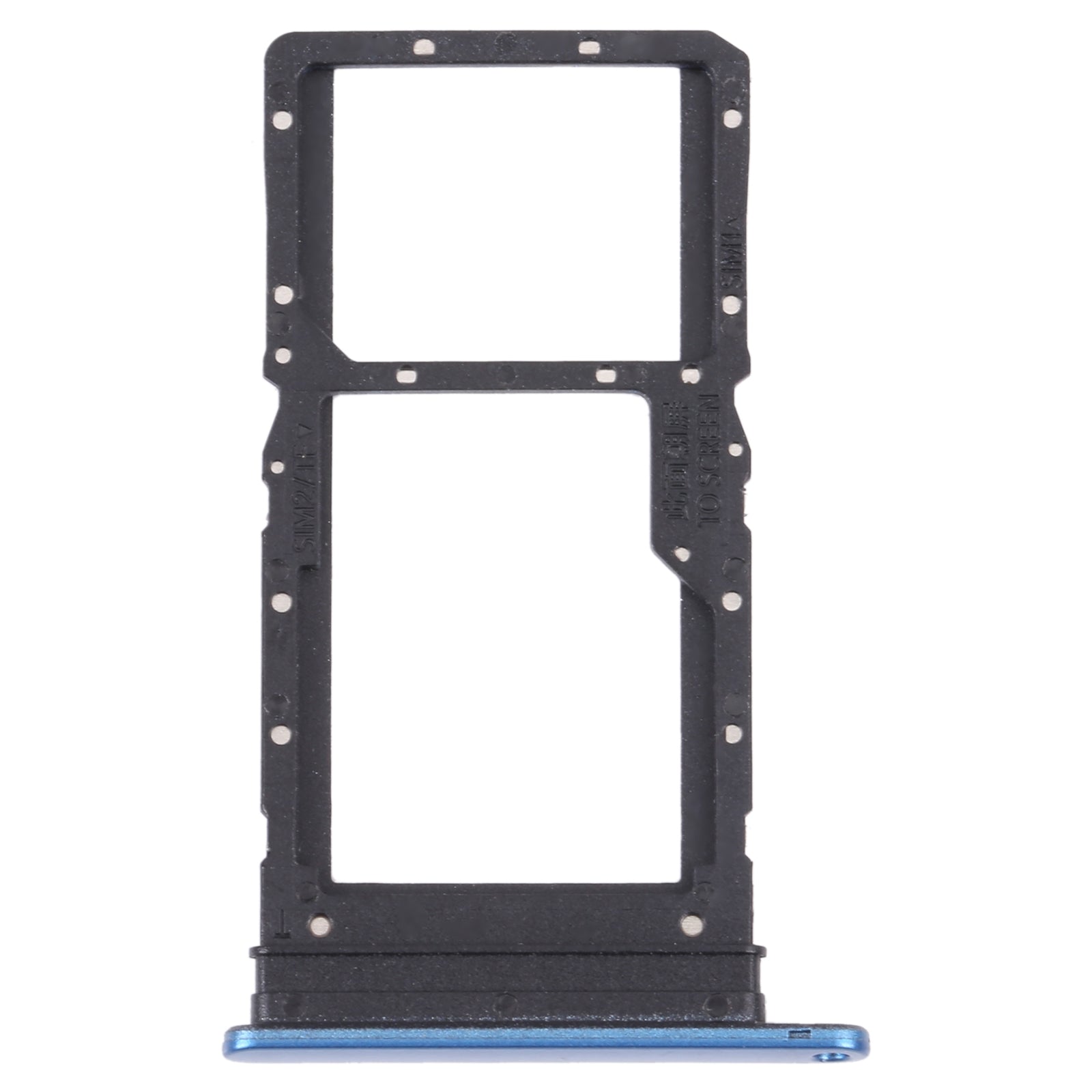 SIM Card Tray + SIM Card Tray / Micro SD Card Tray for Honor Play 30 Plus(Blue)