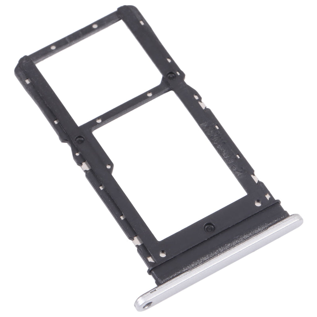SIM Card Tray + SIM Card Tray / Micro SD Card Tray for Honor Play 30 Plus(Silver)