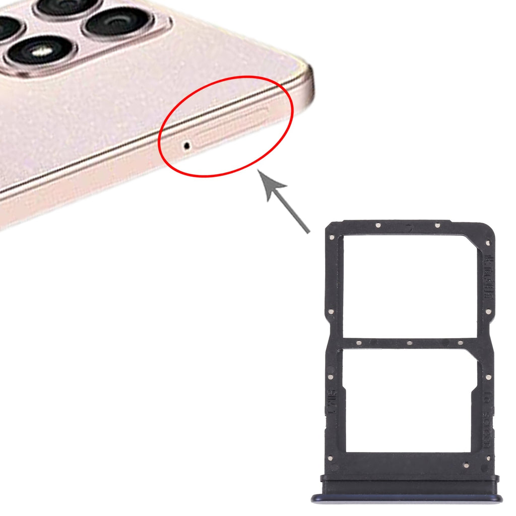 SIM Card Tray + SIM Card Tray for Honor X30i(Blue)