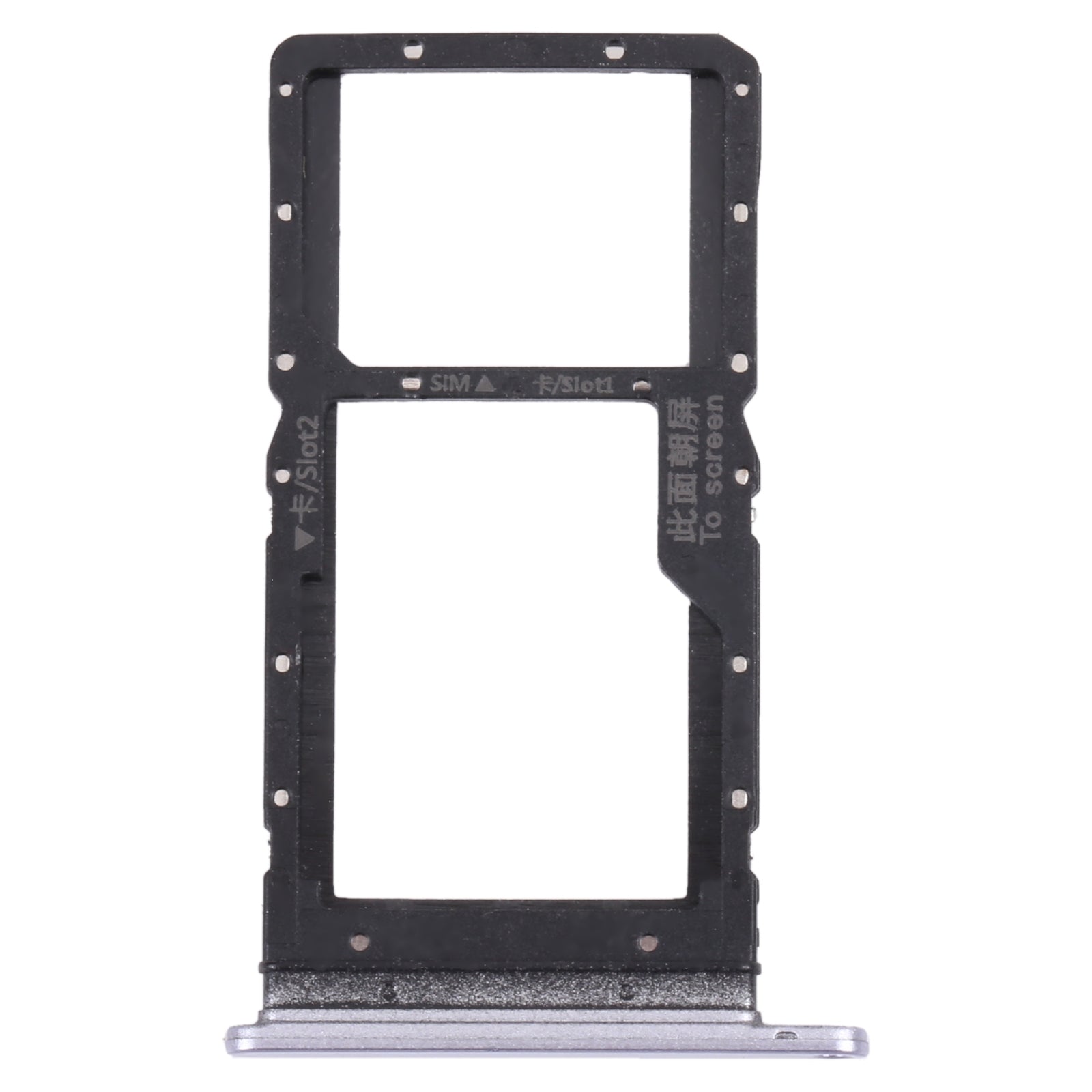 SIM Card Tray + SIM Card Tray / Micro SD Card Tray for Honor Play 20 (Purple)