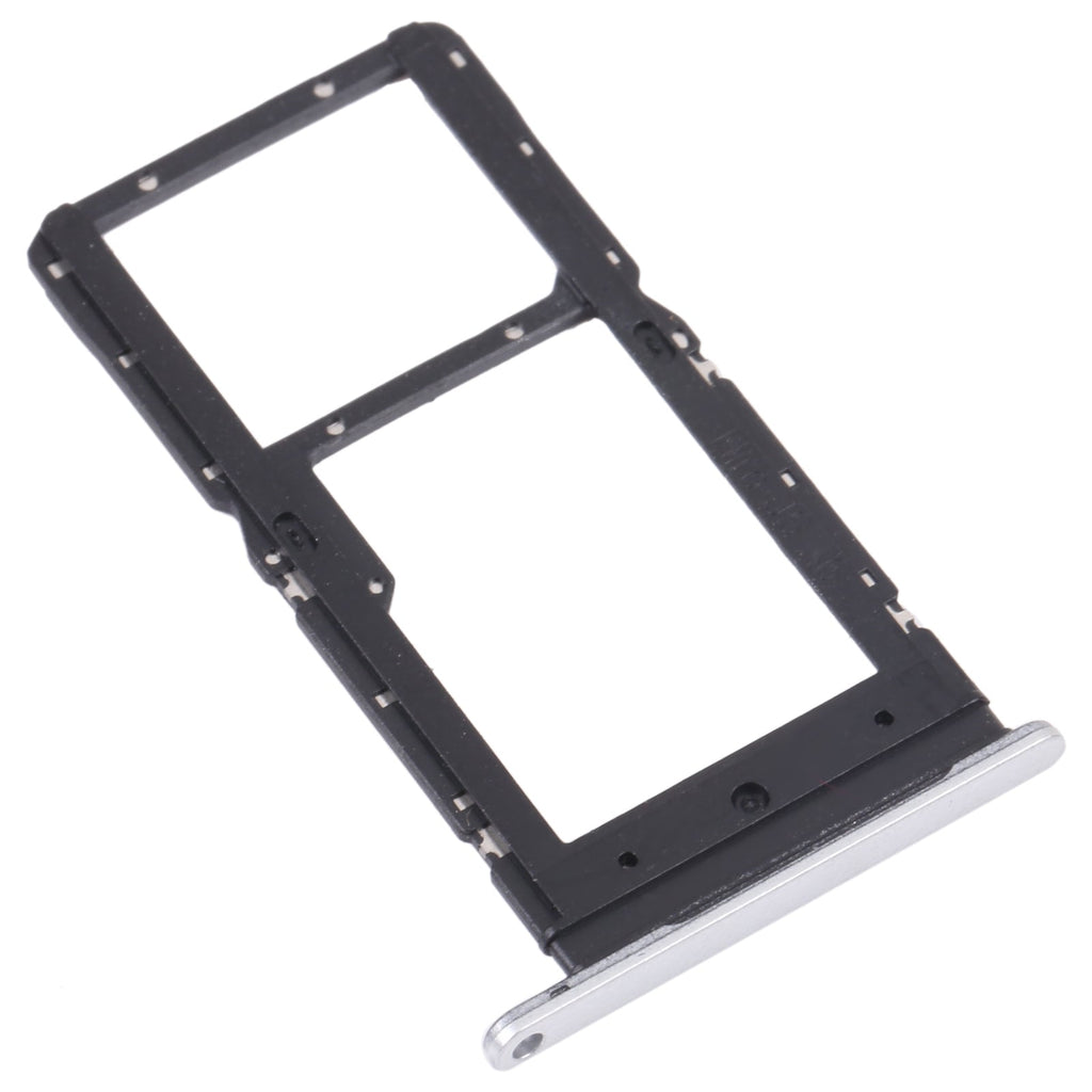SIM Card Tray + SIM Card Tray / Micro SD Card Tray for Honor Play 20 (Silver)