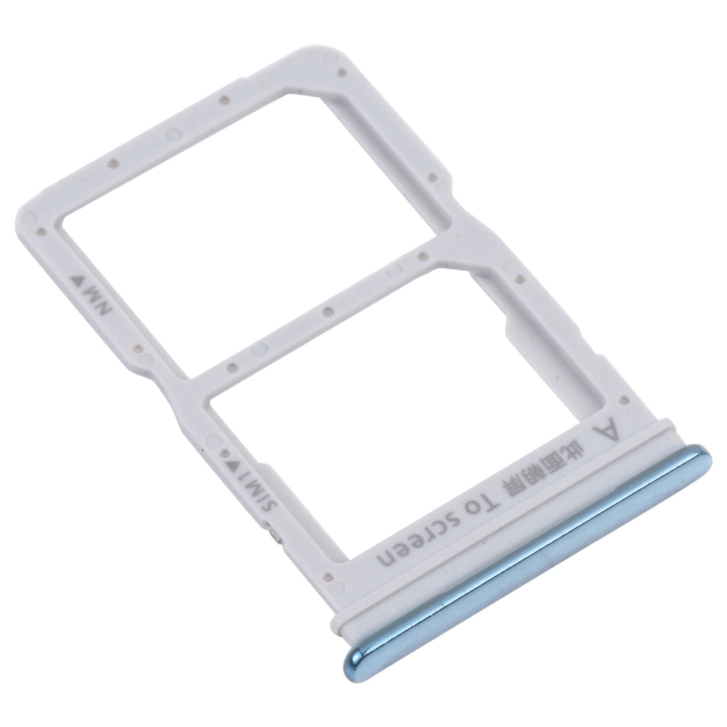 SIM Card Tray + NM Card Tray for Honor 30i (Blue)