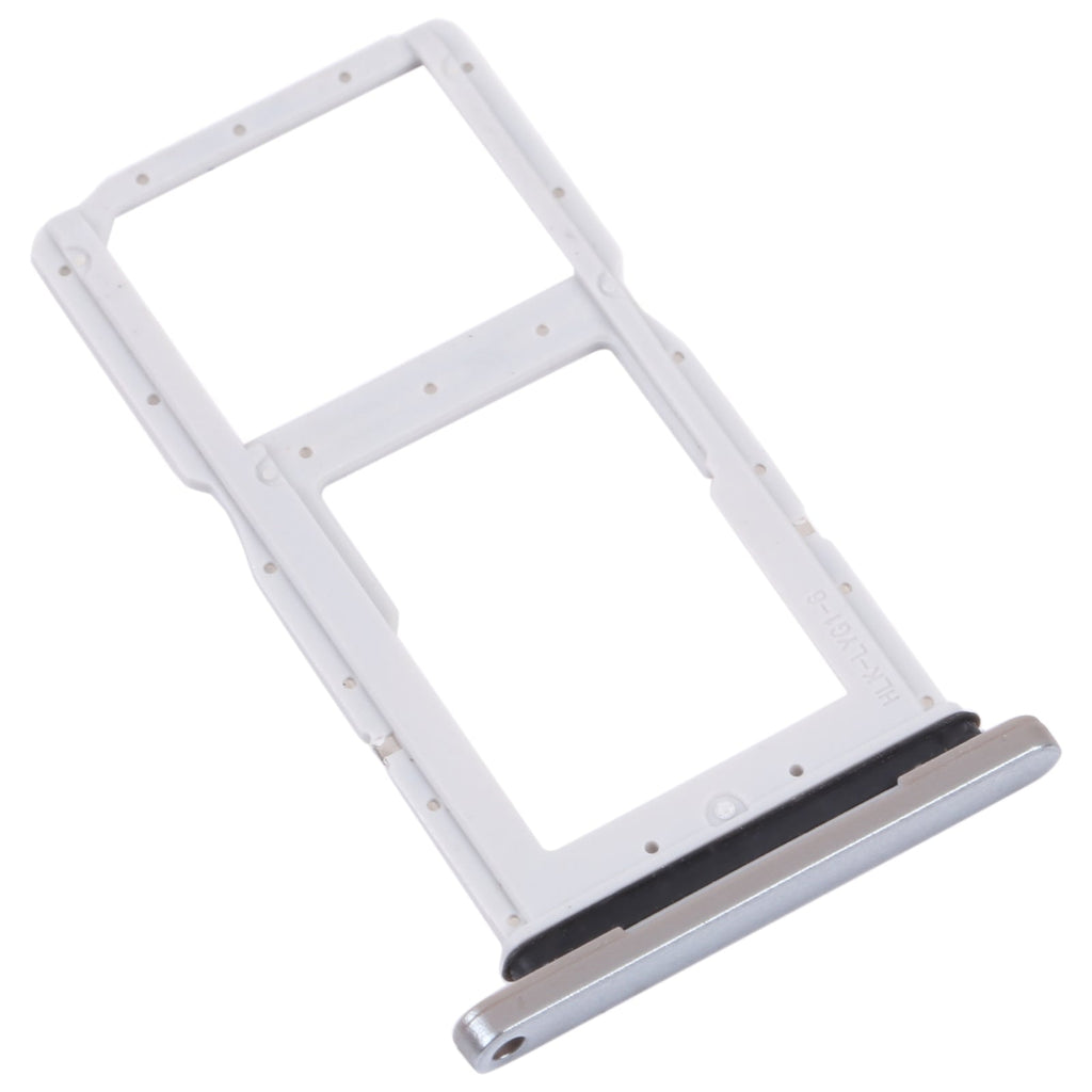 SIM Card Tray + SIM Card Tray / Micro SD Card Tray for Honor 9X (Silver)