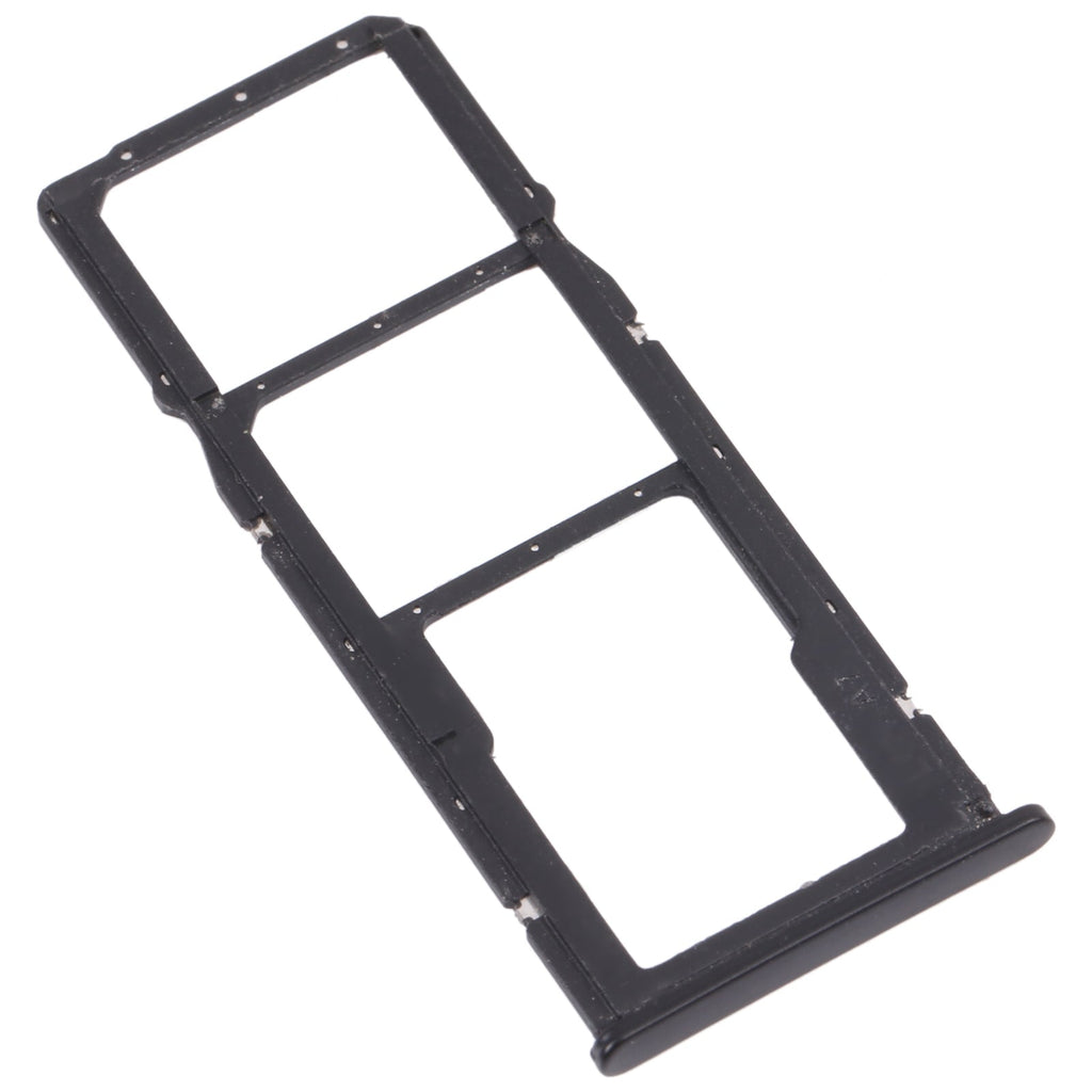 SIM Card Tray + SIM Card Tray + Micro SD Card Tray for Honor 7C (Black)
