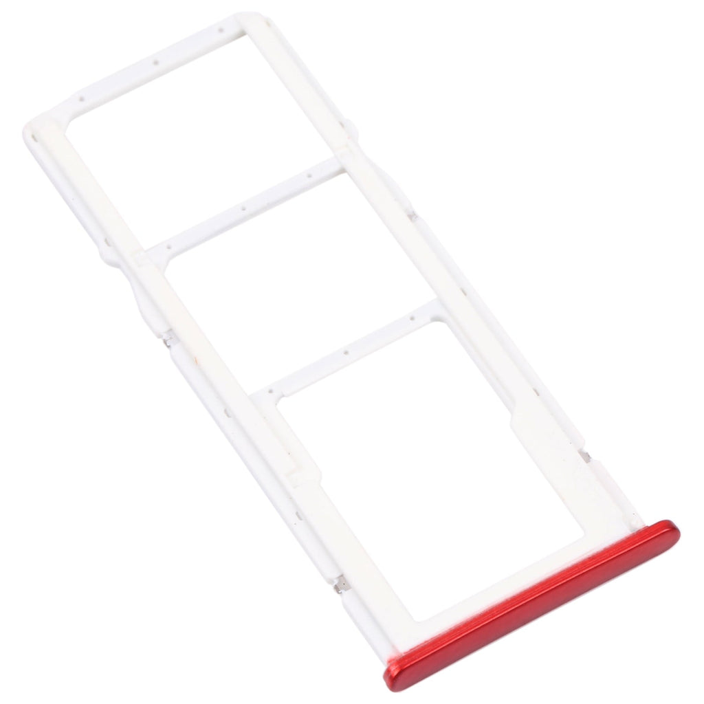 SIM Card Tray + SIM Card Tray + Micro SD Card Tray for Honor 7C (Red)
