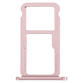 SIM Card Tray + SIM Card Tray / Micro SD Card Tray for Honor Mate 9 Lite (Pink)