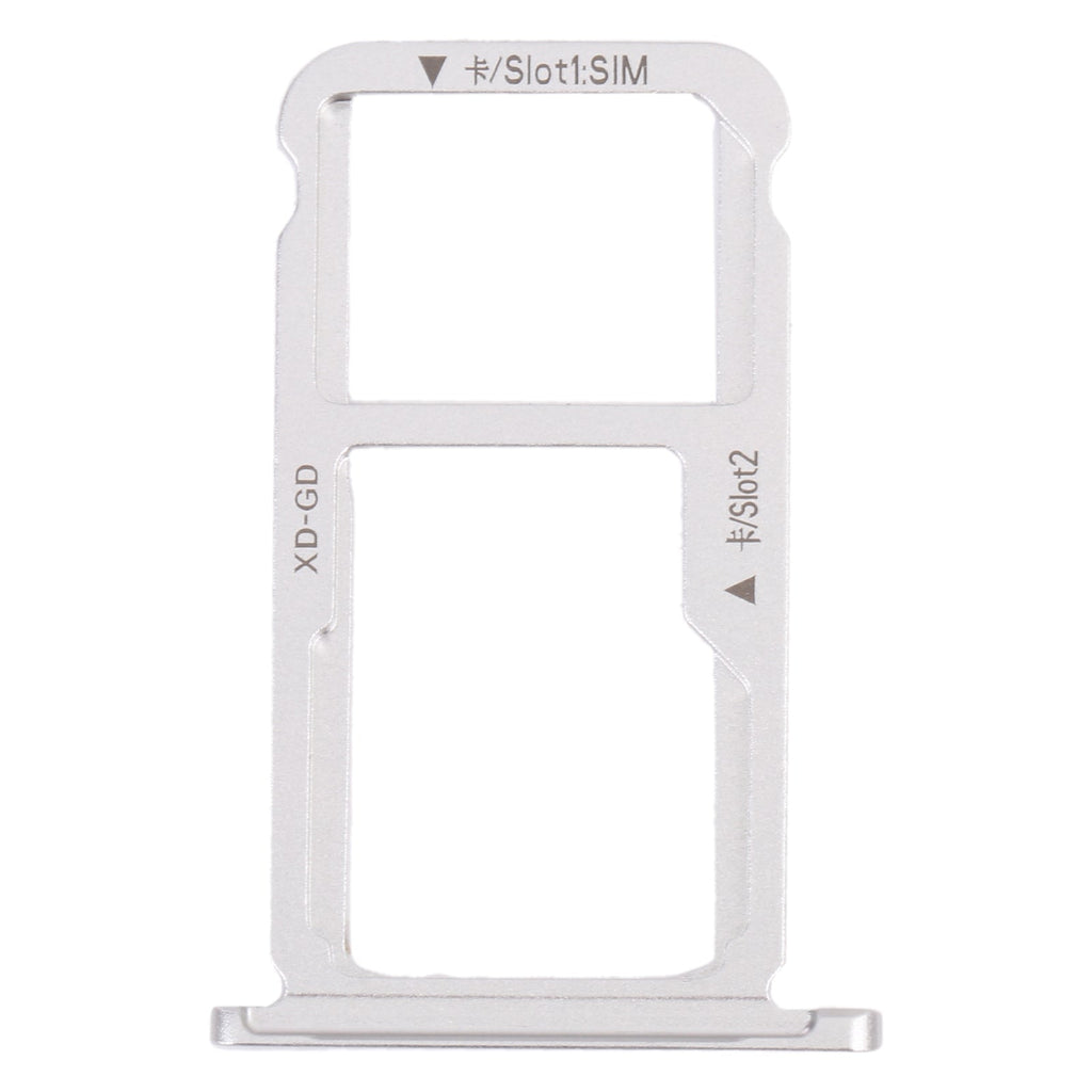 SIM Card Tray + SIM Card Tray / Micro SD Card Tray for Honor Mate 9 Lite (Silver)