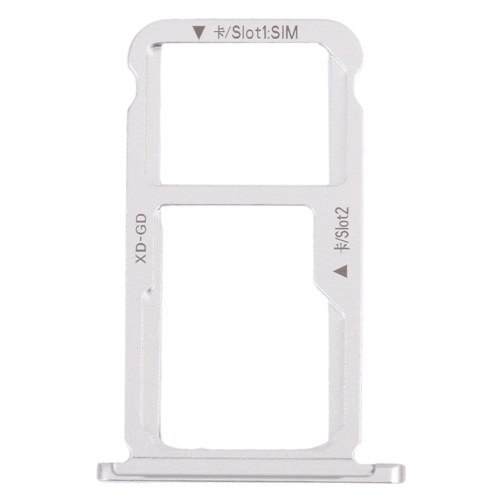 SIM Card Tray + SIM Card Tray / Micro SD Card Tray for Honor Mate 9 Lite (Silver)