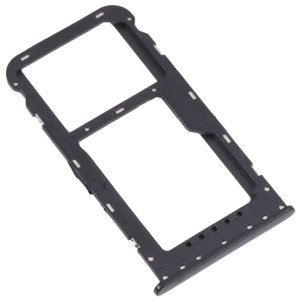 SIM Card Tray + SIM Card Tray / Micro SD Card Tray for Honor 6C Pro (Black)