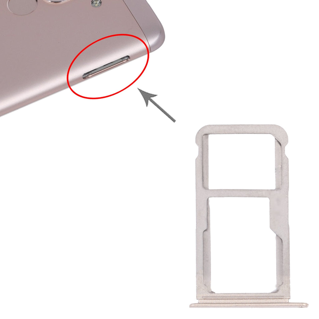 SIM Card Tray + SIM Card Tray / Micro SD Card Tray for Honor Play 6 (Gold)
