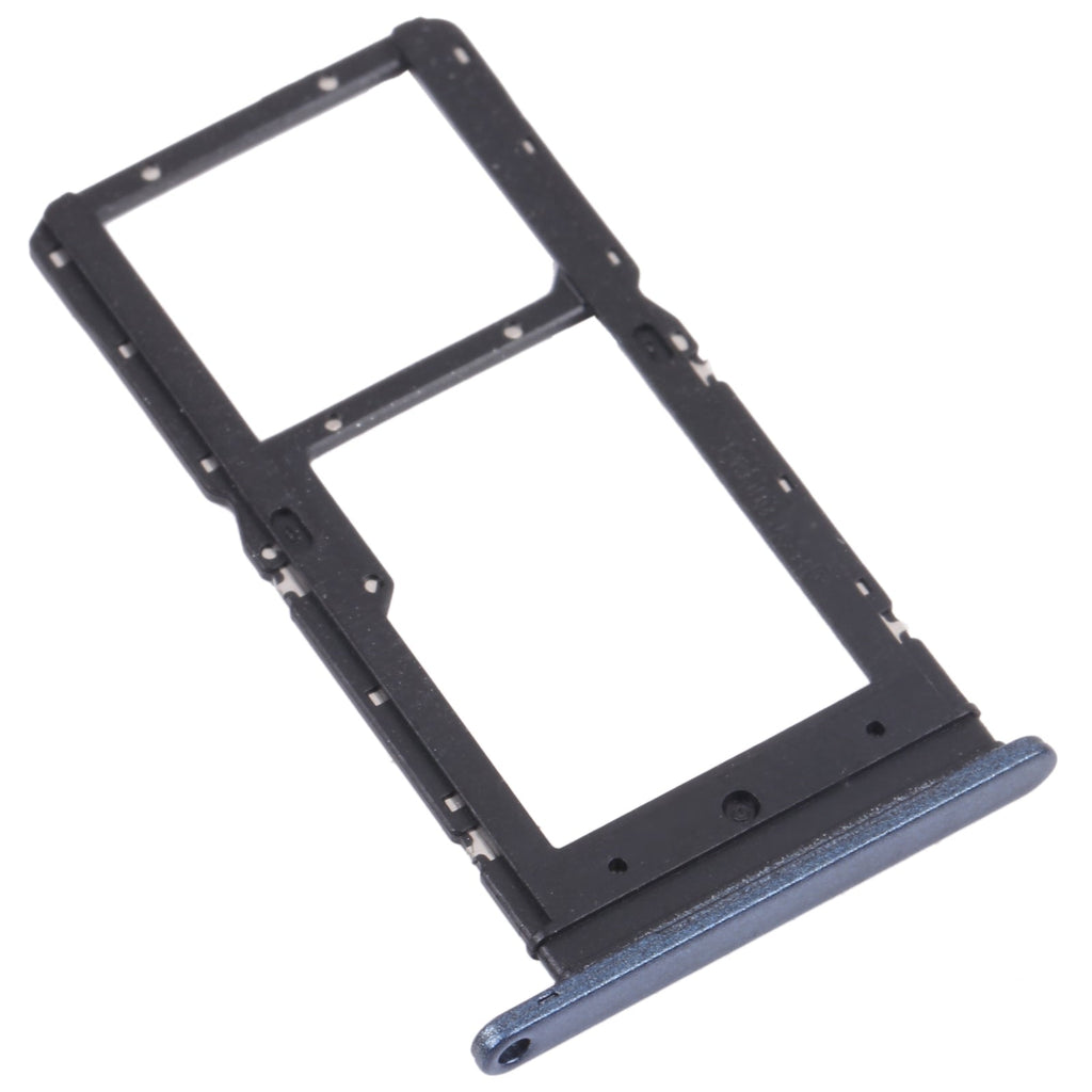 SIM Card Tray + SIM Card Tray / Micro SD Card Tray for Huawei Maimang 10 SE (Blue)