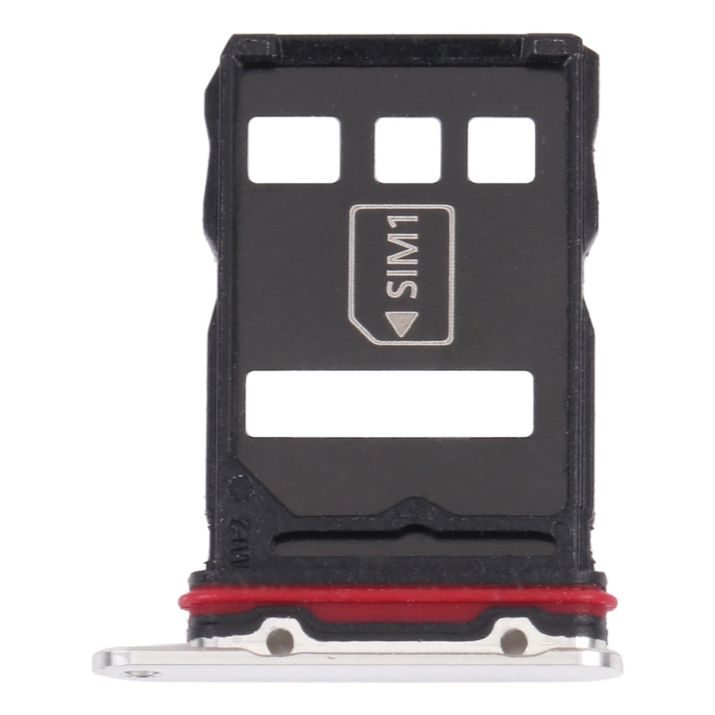 SIM Card Tray + NM Card Tray for Huawei P50 Pro (White)