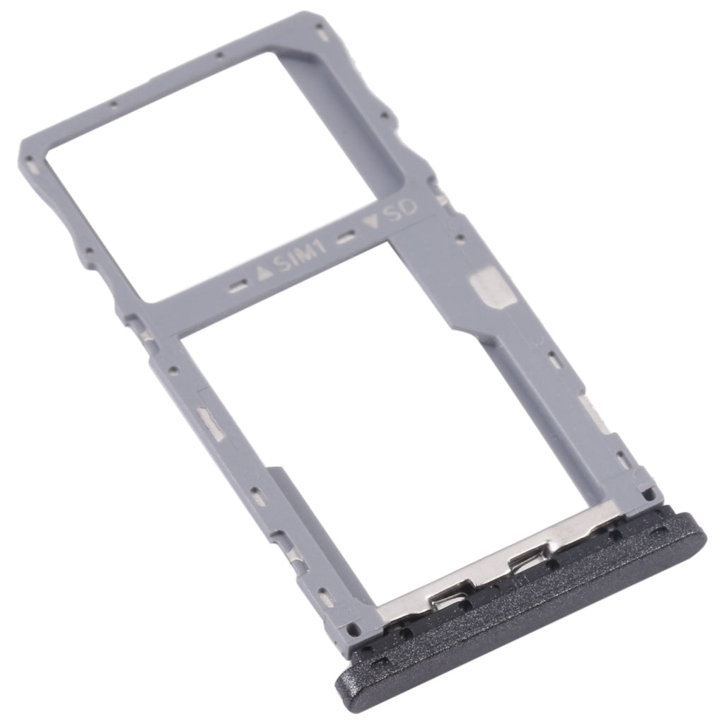 For Alcatel 1V 2020 5007 5007Z 5007W 5007U SIM Card Tray + Micro SD Card Tray (Grey)