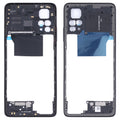 Original Middle Frame Bezel Plate for Xiaomi Redmi Note 11 Pro 4G 2201116TG 2201116TI(Black)