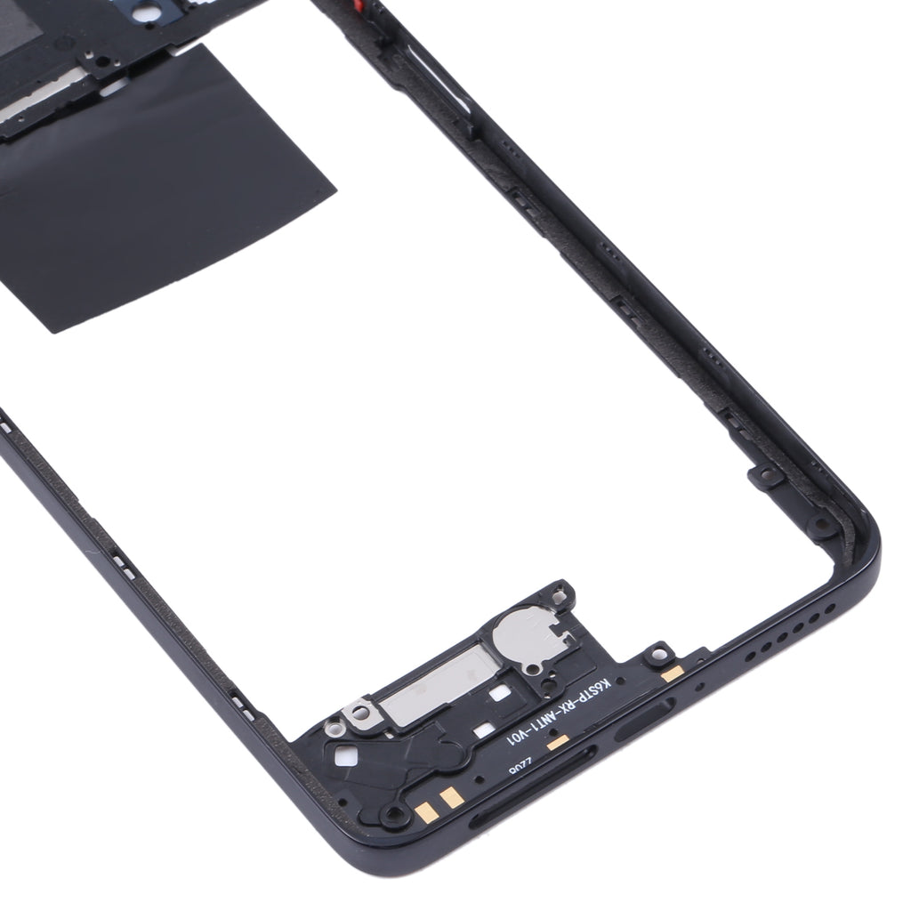 Original Middle Frame Bezel Plate for Xiaomi Redmi Note 11 Pro 4G 2201116TG 2201116TI(Black)